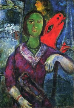 Marc Chagall Painting - Retrato del contemporáneo de Vava Marc Chagall